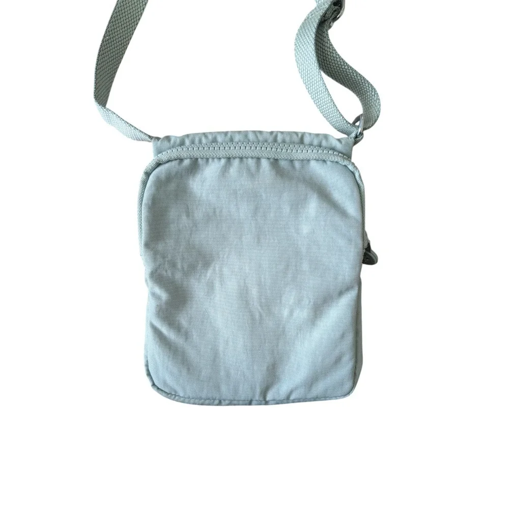 Kipling El Dorado Springtime Sage Mint Nylon Crossbody Bag Flap Zipper Travel